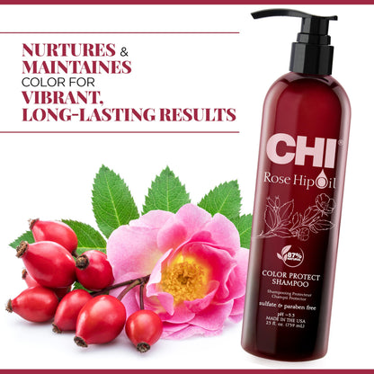 CHI Rose Hip Oil Protecting Shampoo 739ml