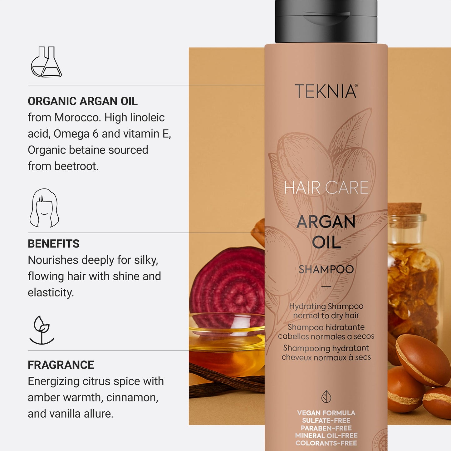 Lakme Teknia Argan Oil Shampoo 300ml