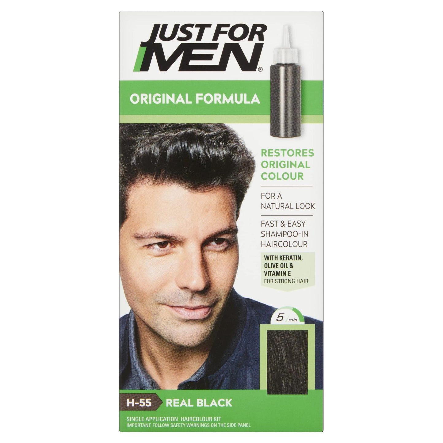 Just For Men Natural Real Black H55