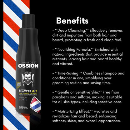 Morfose Ossion PB Puryfying 2 in1 Shampoo 500ml