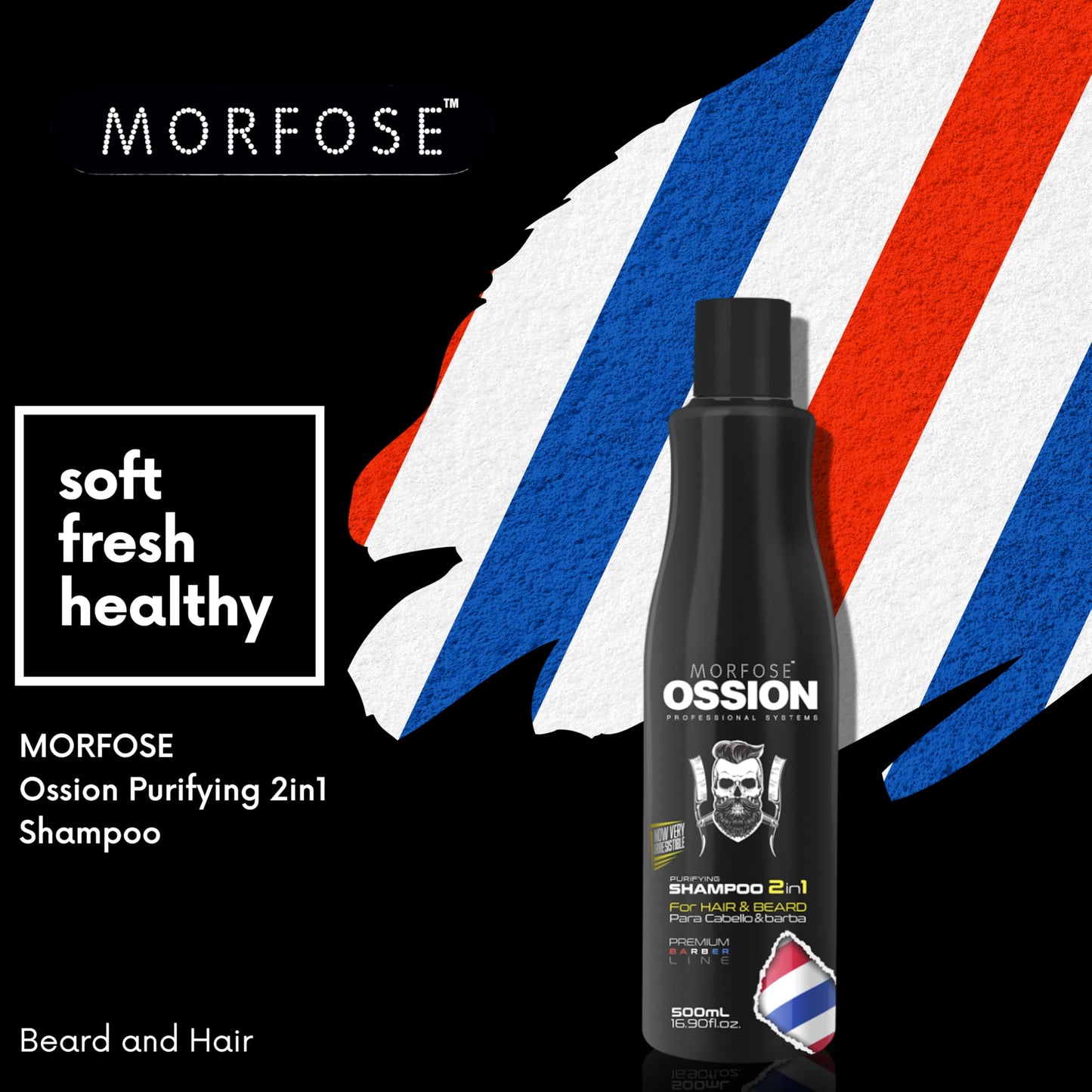 Morfose Ossion PB Puryfying 2 in1 Shampoo 500ml