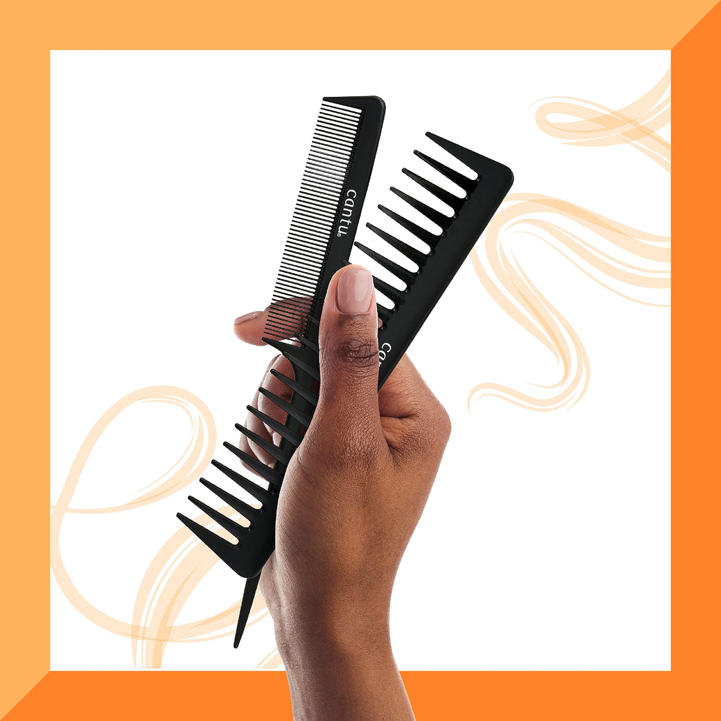 Cantu Two Carbon Fiber Combs