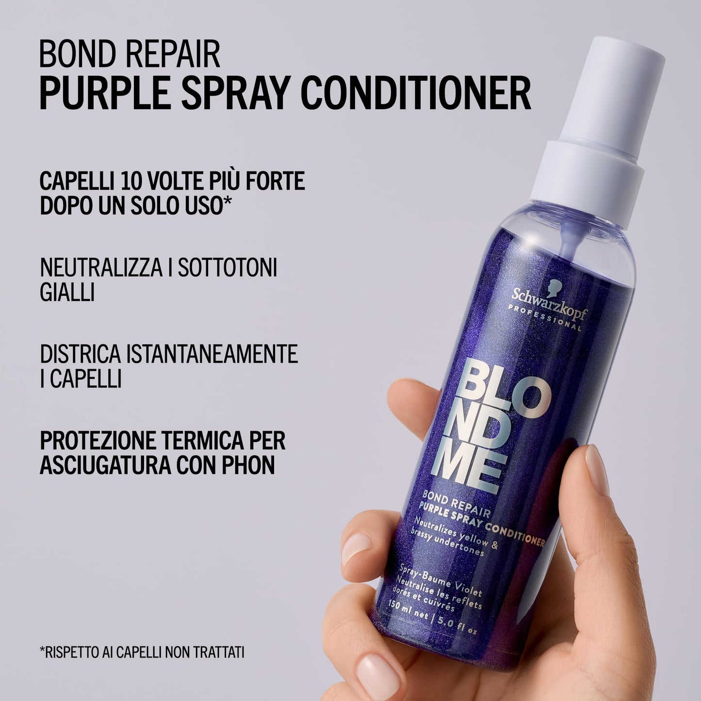 Schwarzkopf Blondme Purple Conditioner Spray 150ml