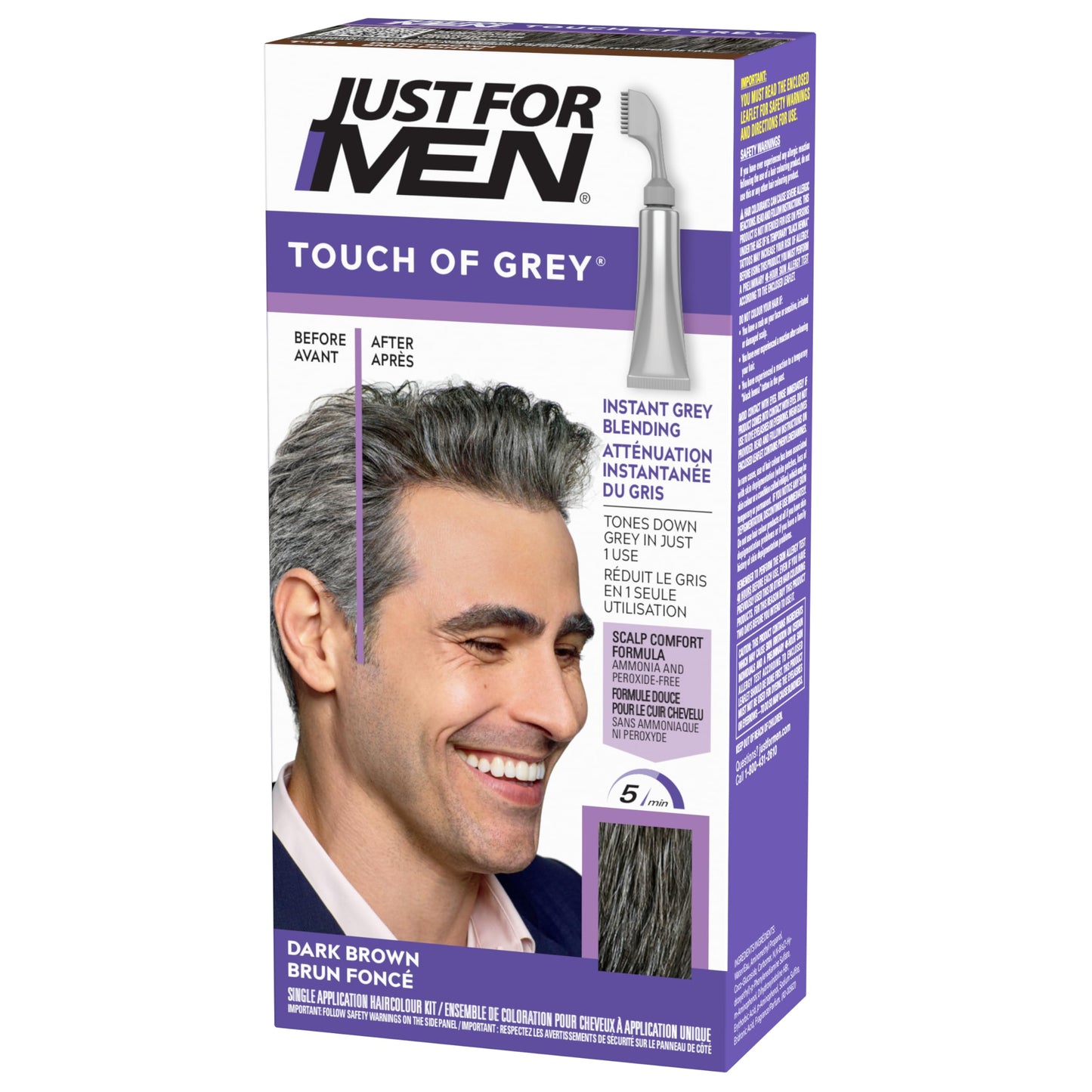 Just For Men Dark Brown T45 Touch of Grey 40g