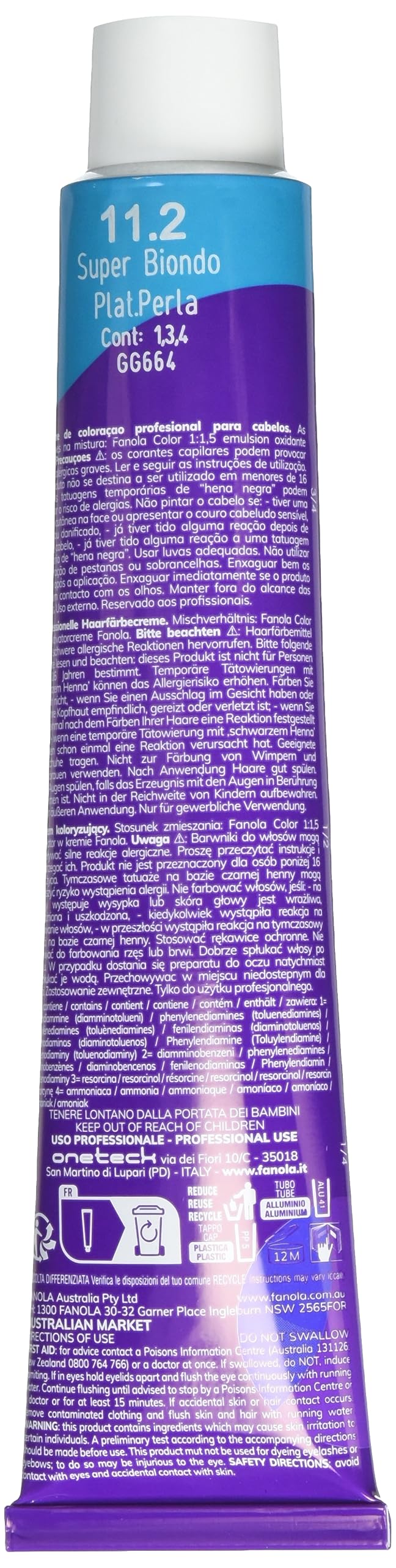 Fanola Farba 100 ml 11.2