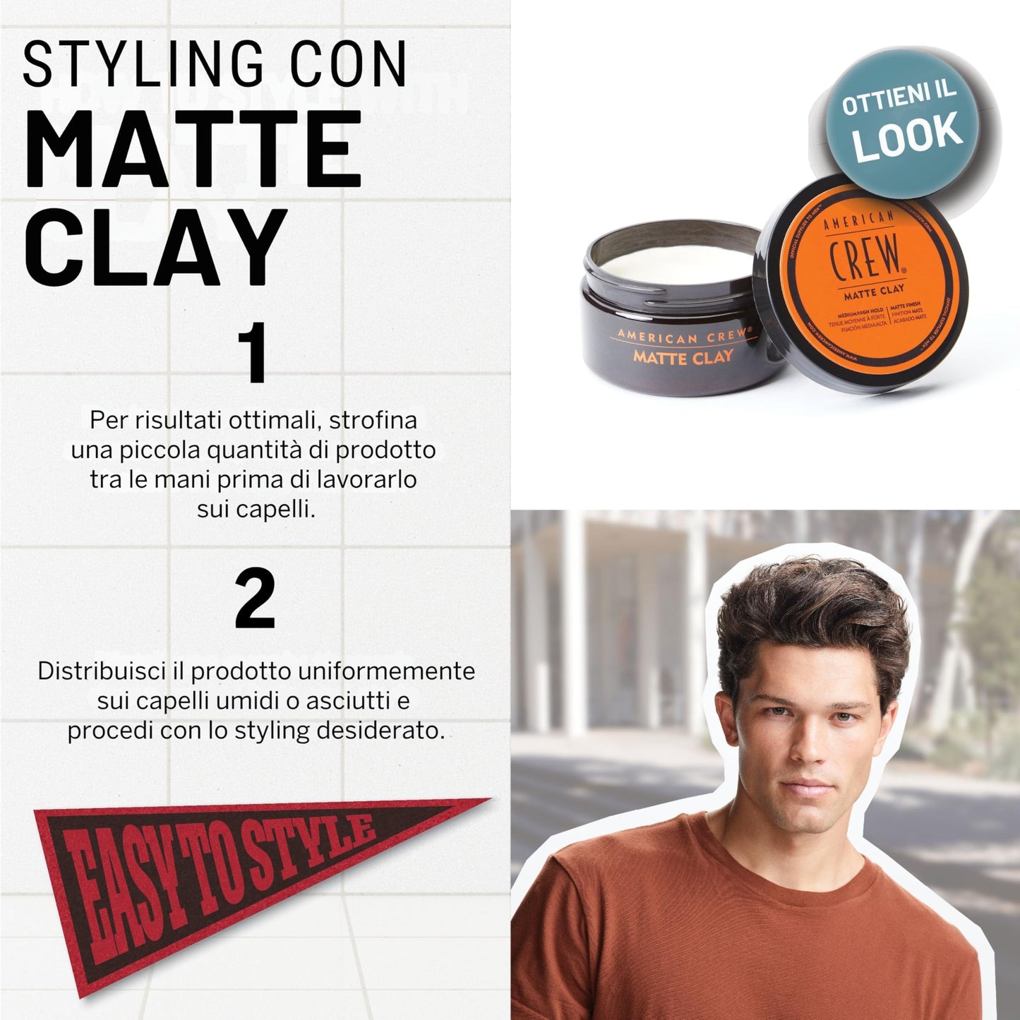 American Crew Matte Clay 85g