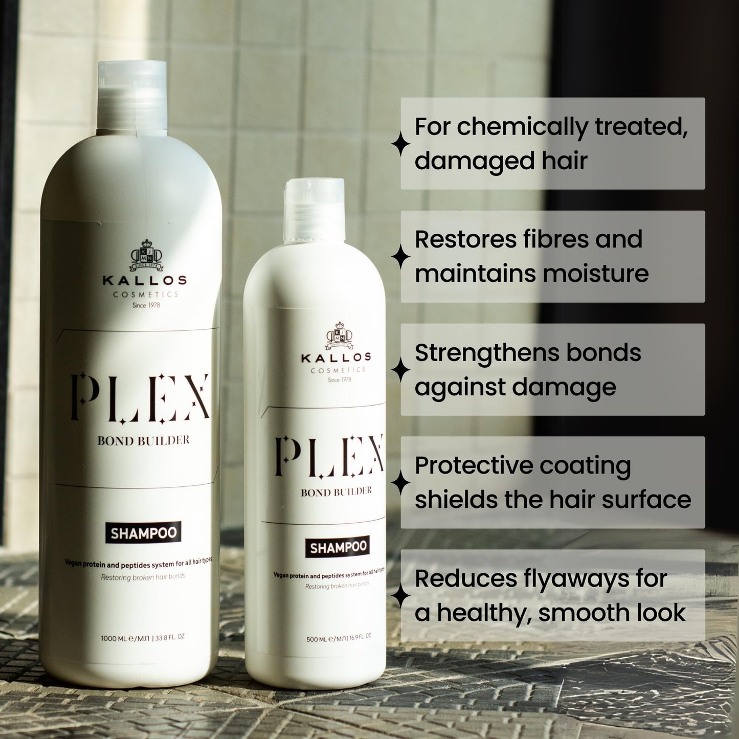 Kallos Plex Bond Builder Shampoo 500ml