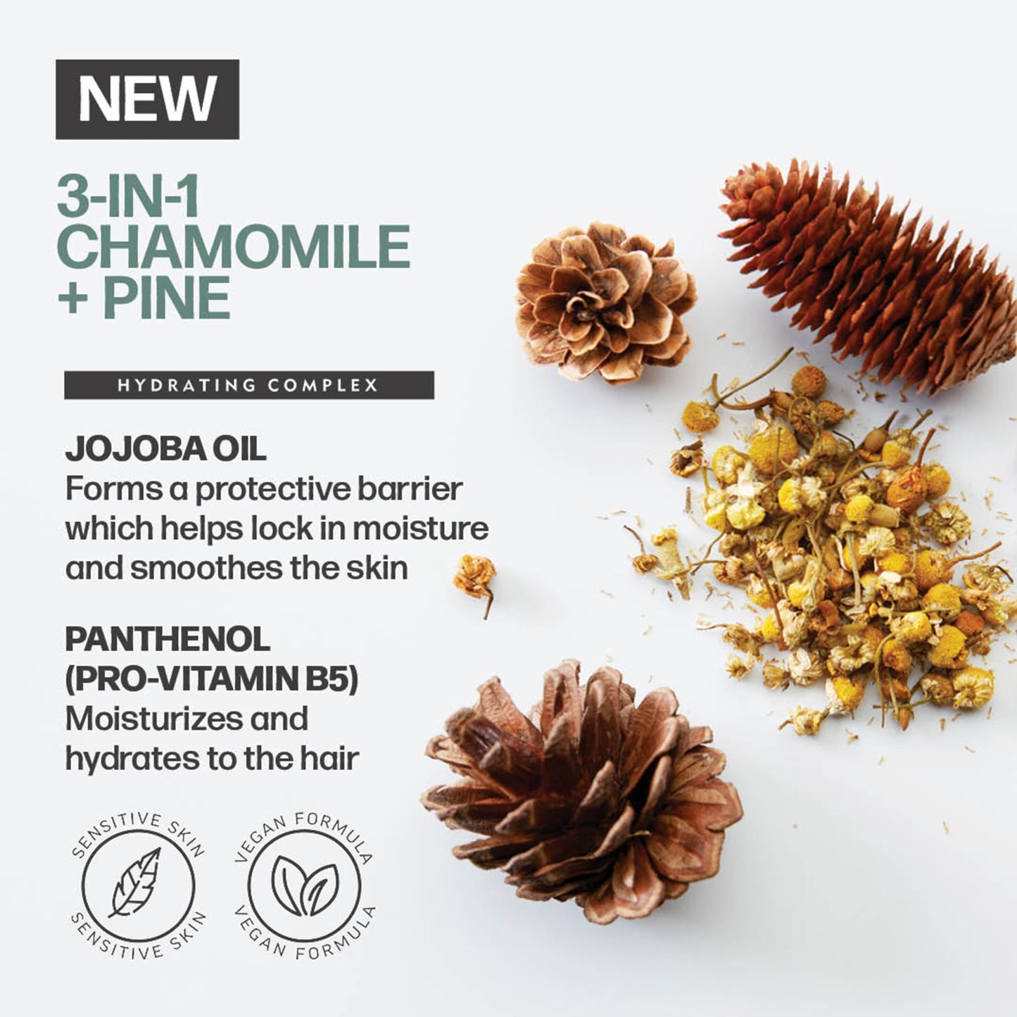 American Crew 3 in 1 Chamomile + Pine Gel 250ml