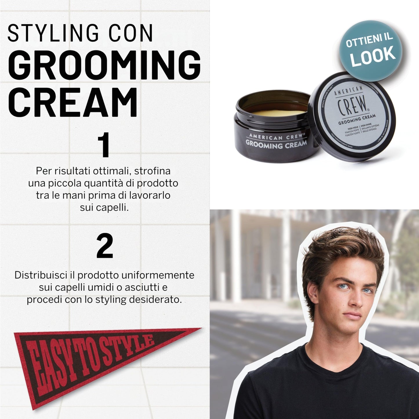 American Crew Grooming Cream 85g
