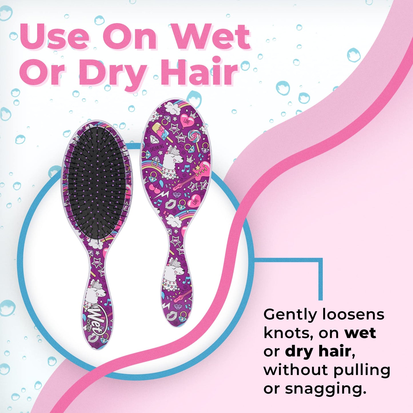 Wet Brush Original Detangler Happy Hair Llama