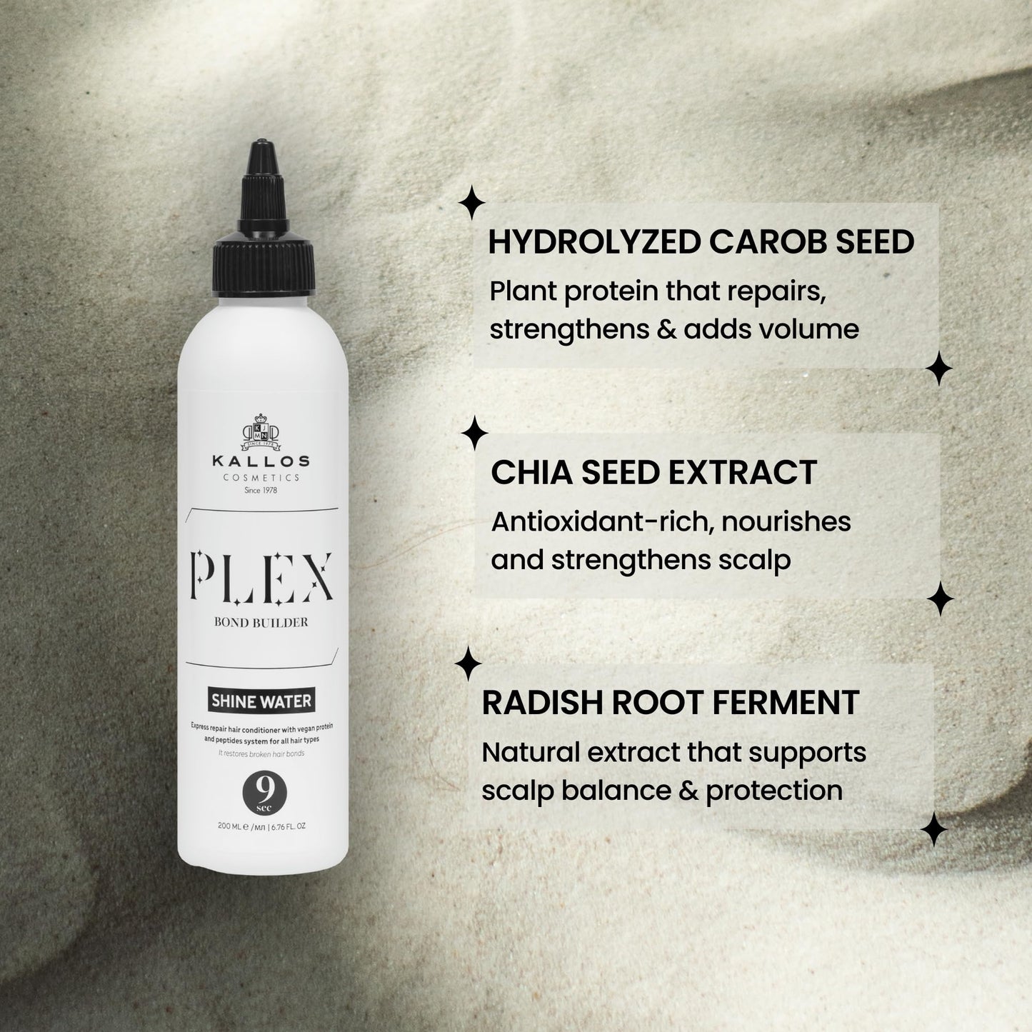 Kallos Plex Bond Builder Shine Water 200ml