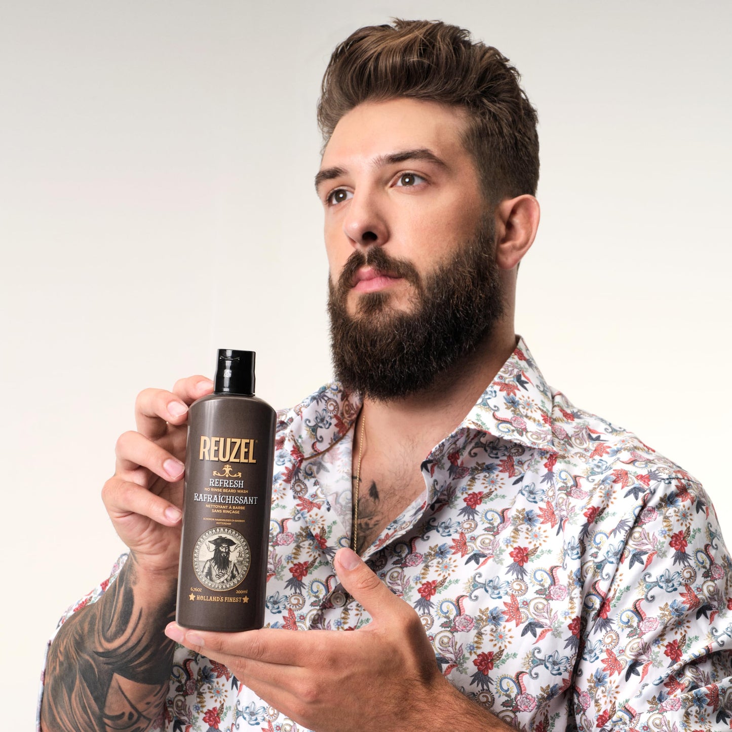 Reuzel Refresh No Rinse Beard Wash Shampoo 200ml.