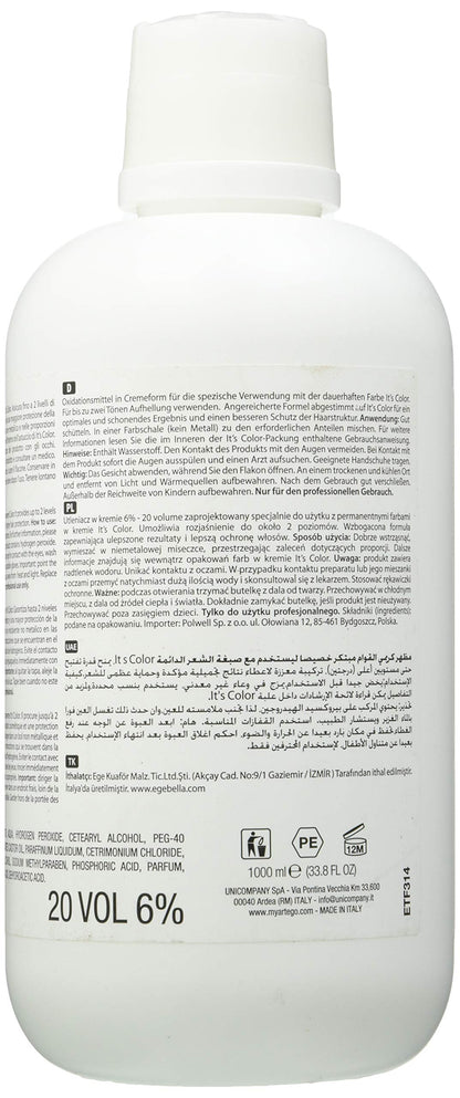 ARTEGO Developer Oxydant 20vol.-6% 1000ml