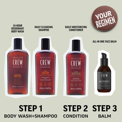 American Crew 24H Deodorant Body Wash Gel 450ml