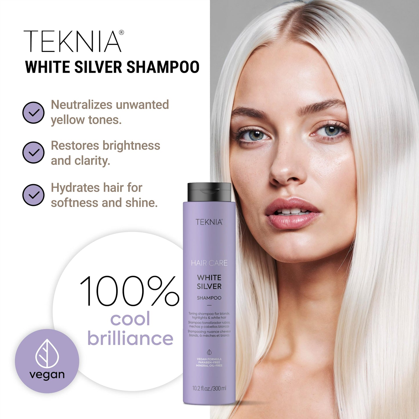 Lakme Teknia White Silver Shampoo 300ml