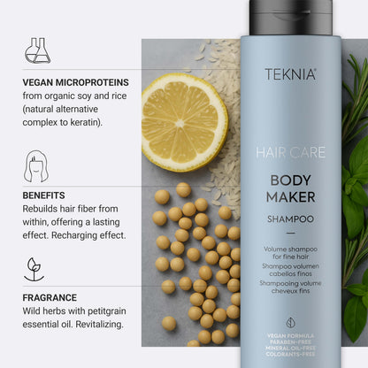 Lakme Teknia Body Maker Shampoo 300ml