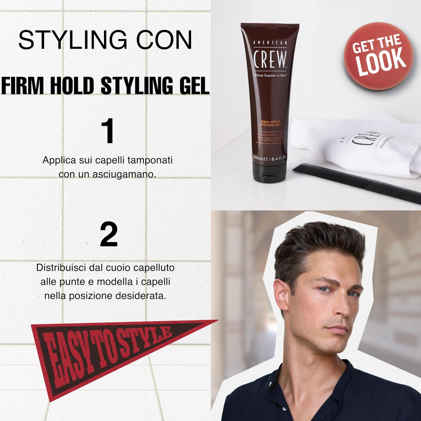 American Crew Firm Hold Styling Gel 250ml
