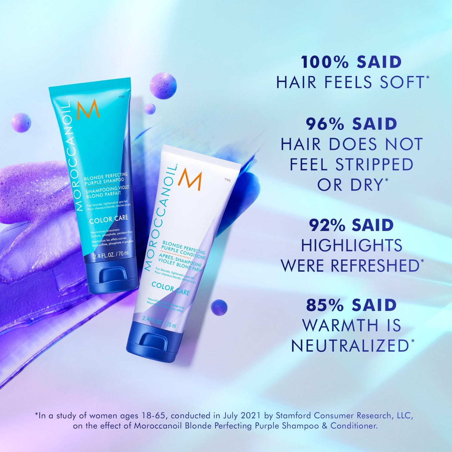 Moroccanoil Blonde Purple Shampoo 70ml