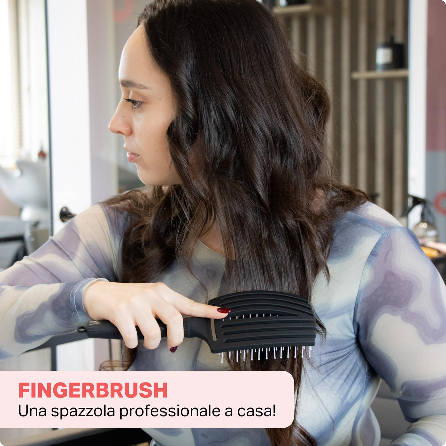 Olivia Garden 20 Finger Brush Combo Medium