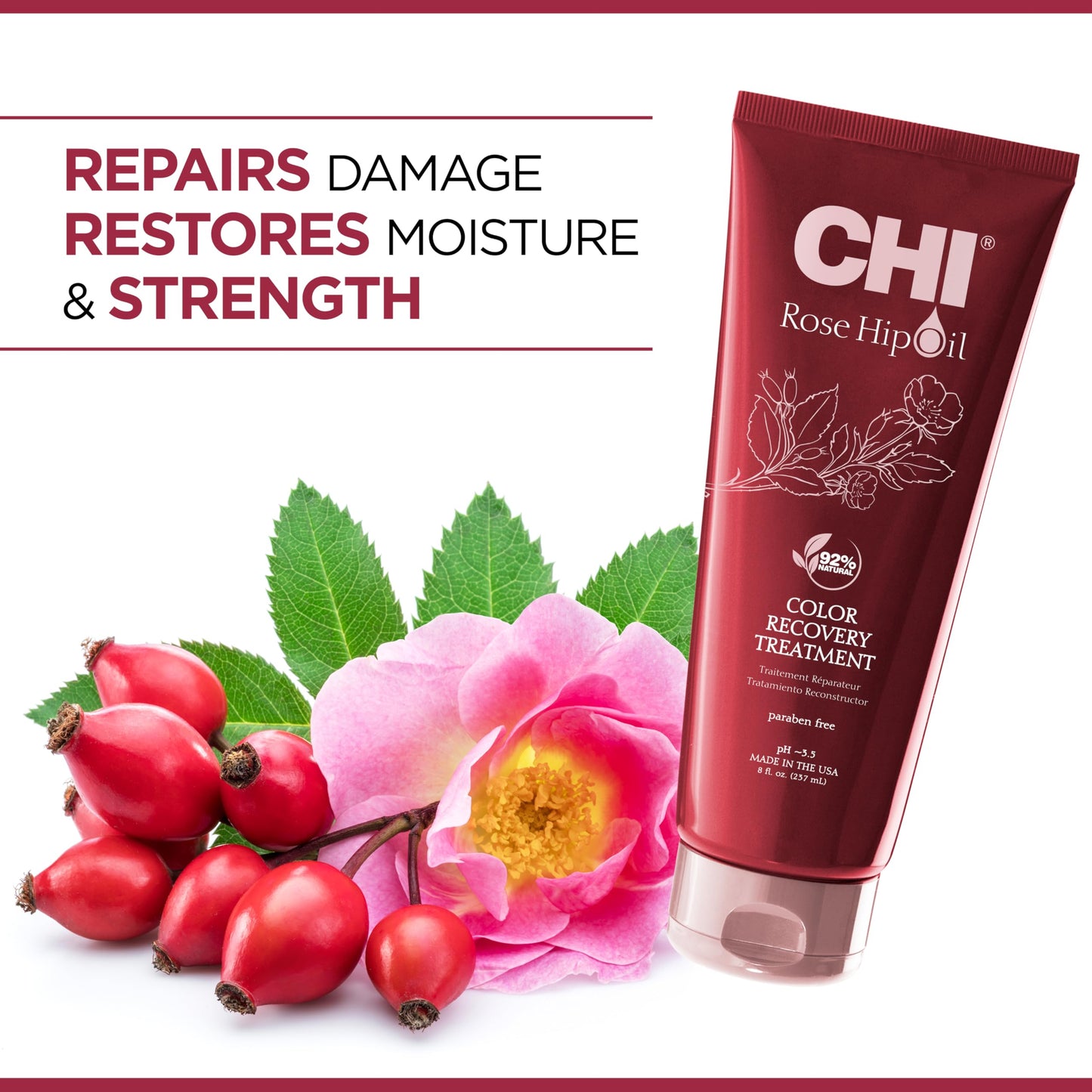 CHI Rose Hip Oi Recovery Treatment 237ml