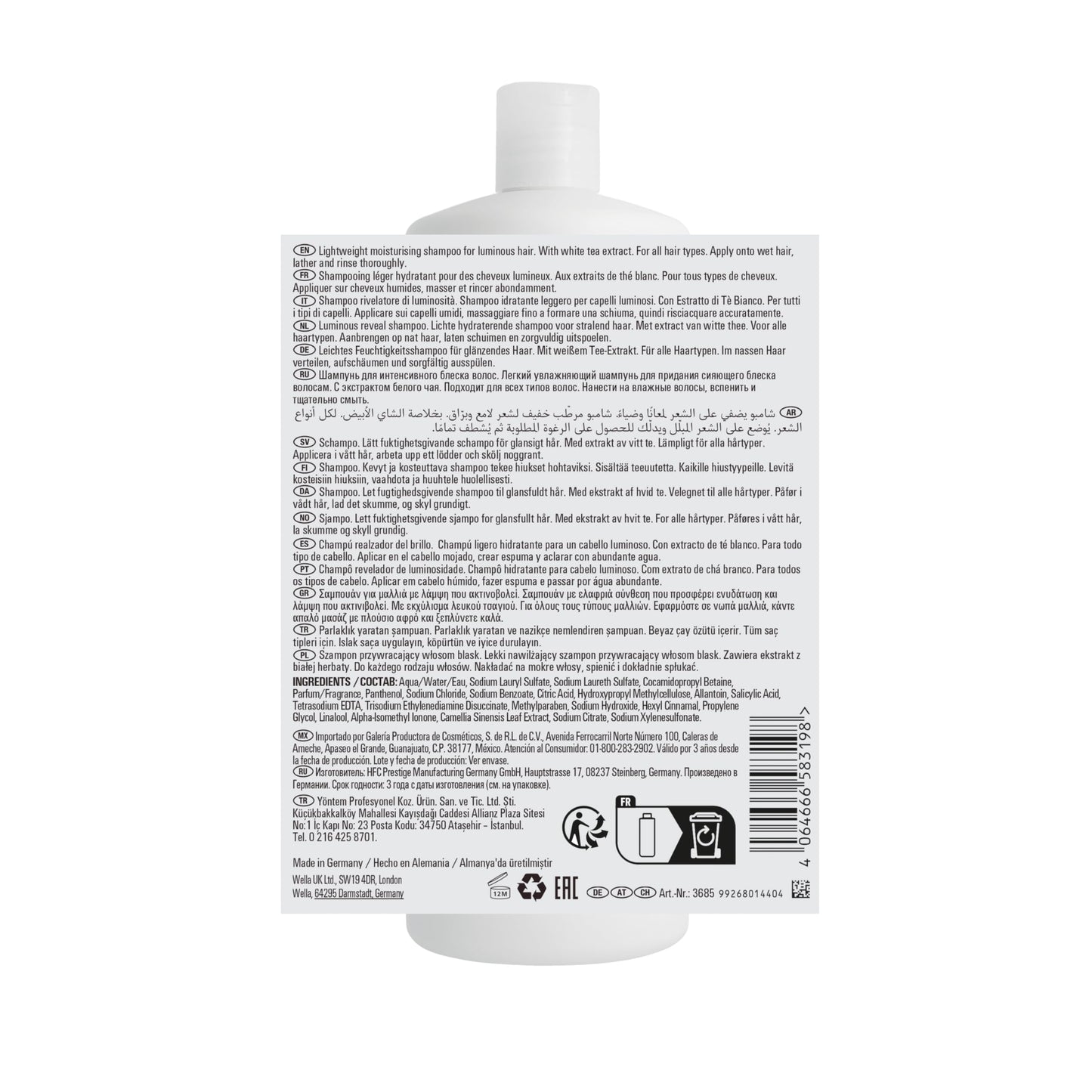 Wella REFLECTION Oil Szampon 1000ml NEW