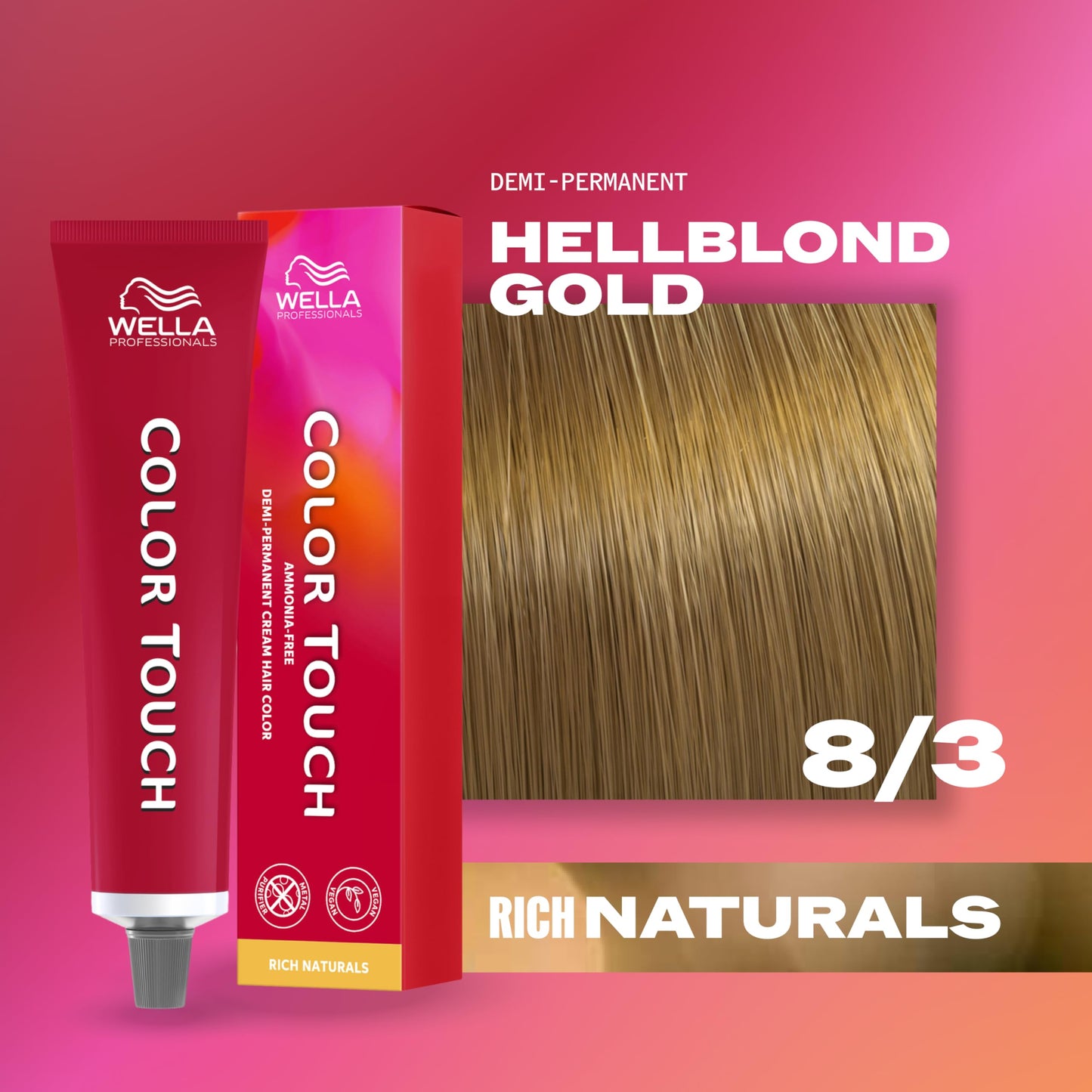 Wella Farba Color Touch 60ml 8/3