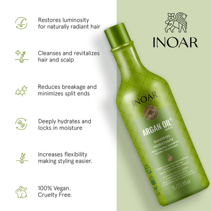INOAR Argan Oil Szampon 1000ml