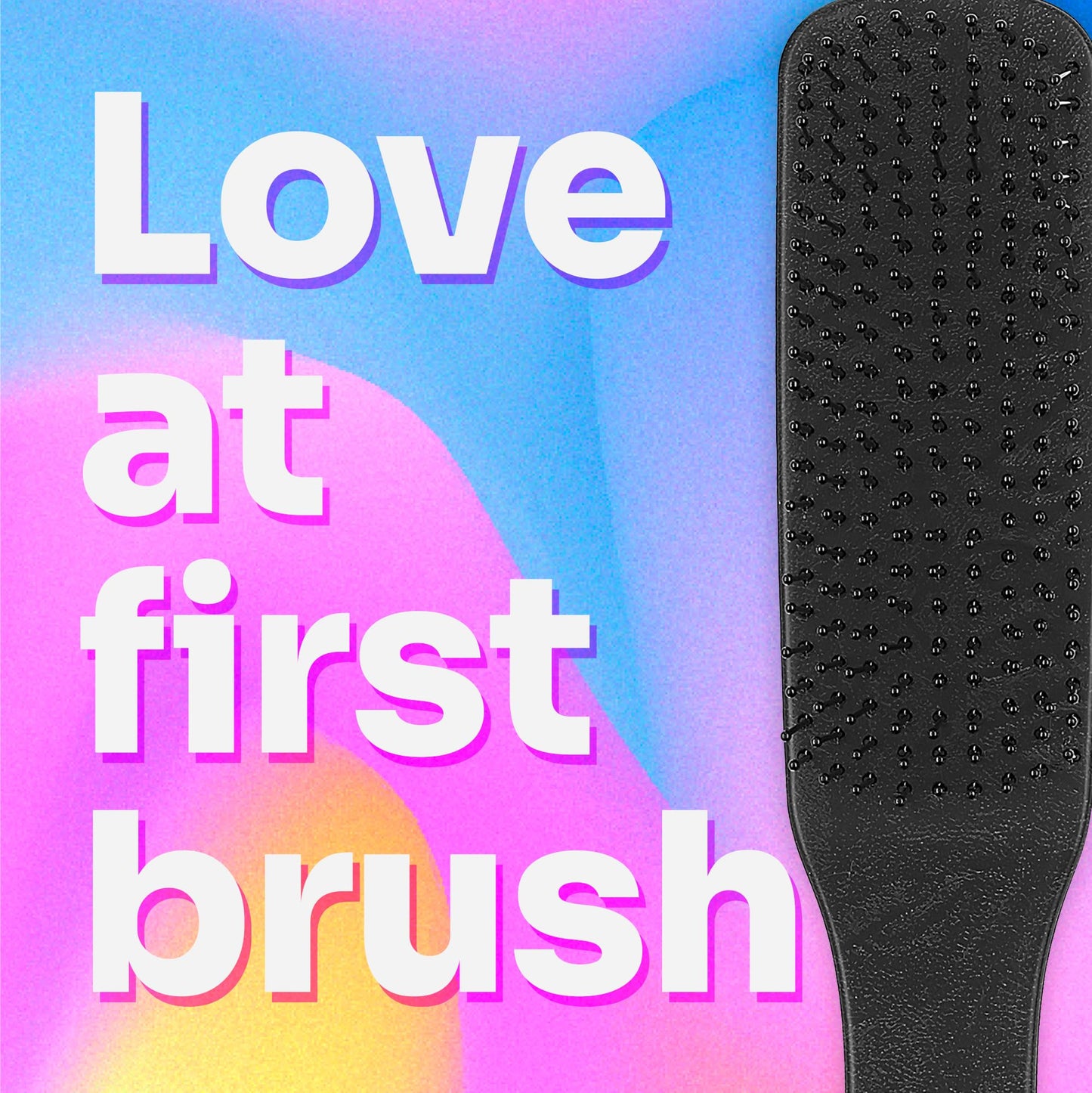 Wet Brush Men's Detangler Black Leather