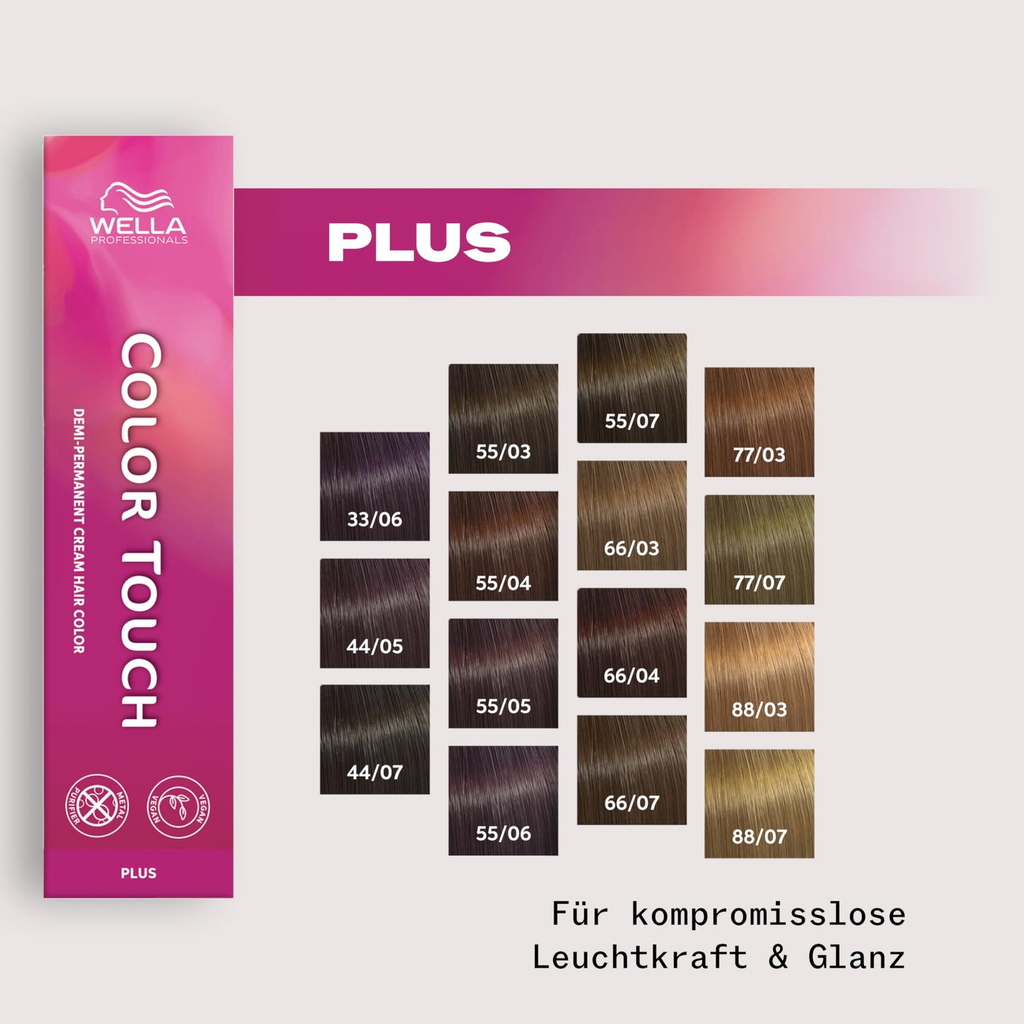 Wella Farba Color Touch Plus 60ml 44/05