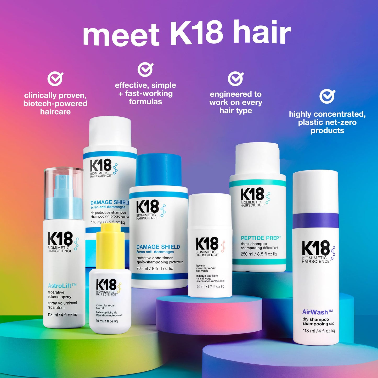 K18 Peptide Prep Pro Chelating Hair Complex 300ml