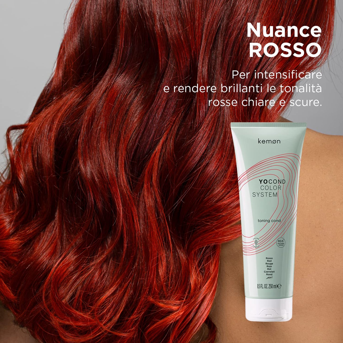 Kemon Yo Cond Rosso Czerwień 250ml