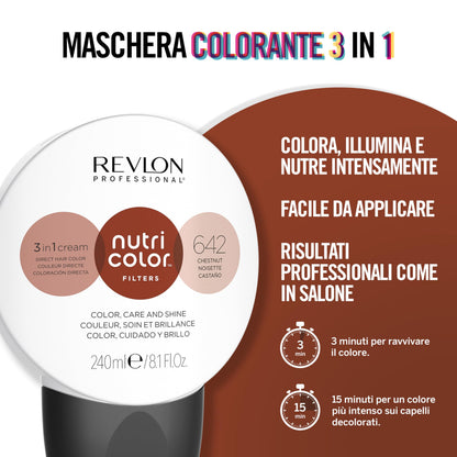 Revlon Nutri Color 642 Chestnut Mask 240ml