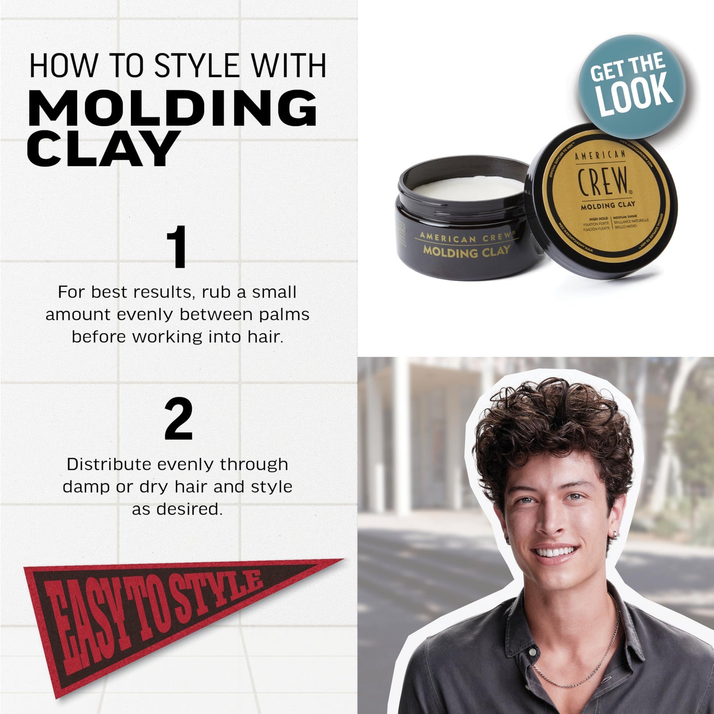 American Crew Molding Clay 85g
