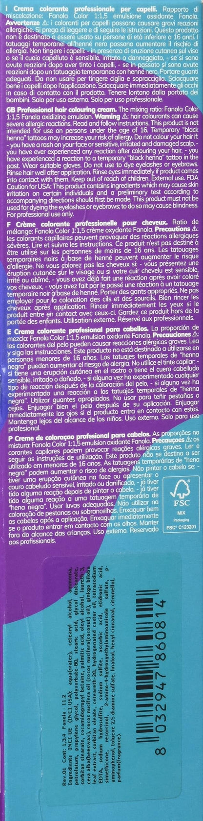 Fanola Farba 100 ml 11.2