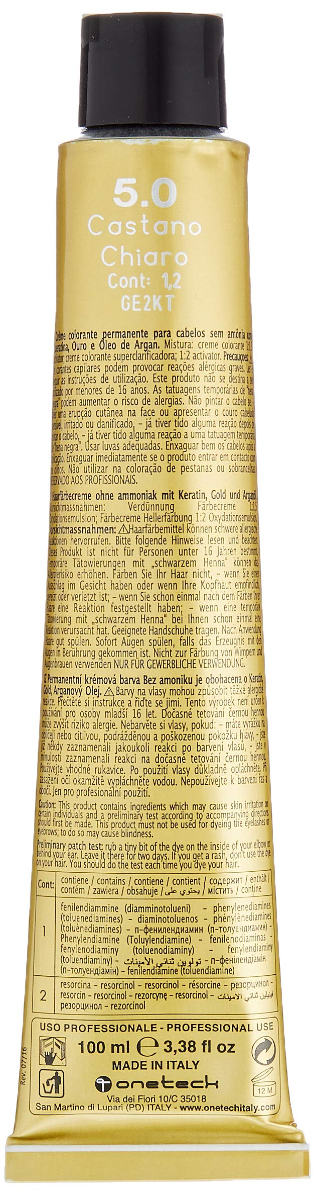 Fanola Oro Therapy Farba 5.0