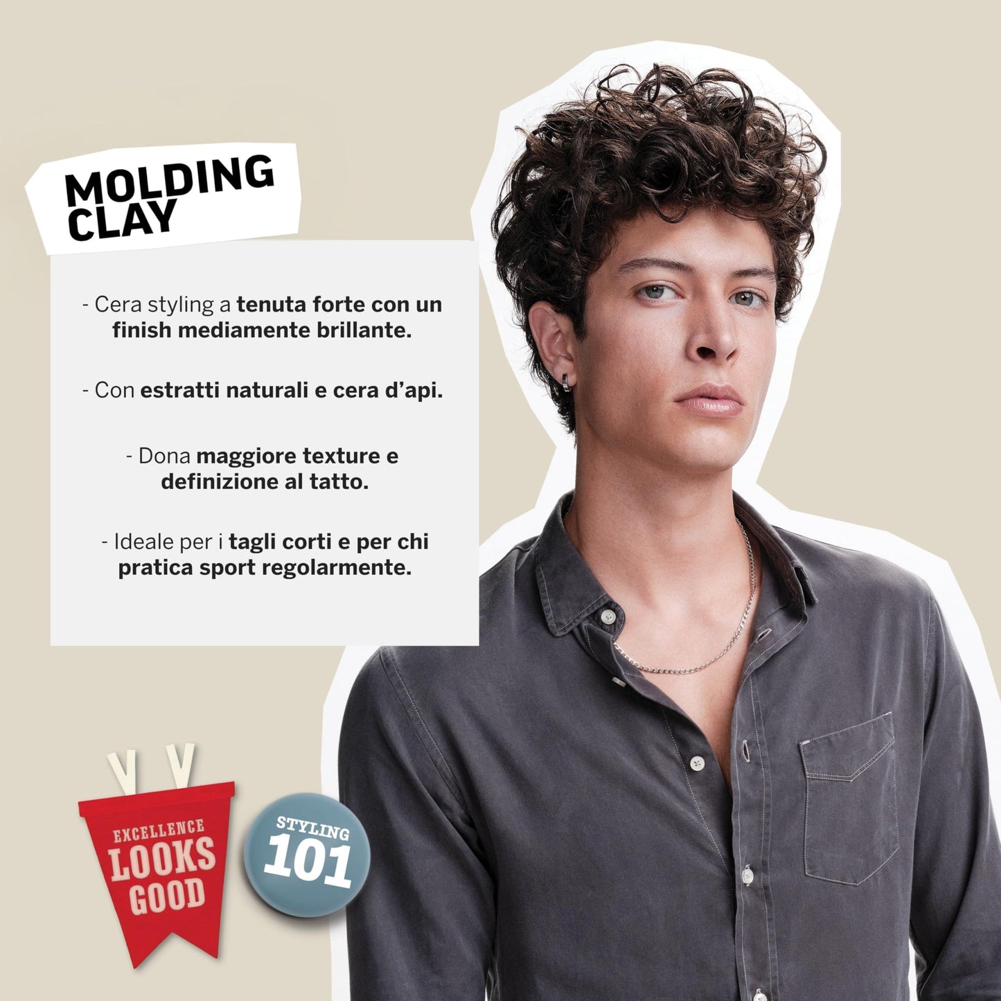 American Crew Molding Clay 85g