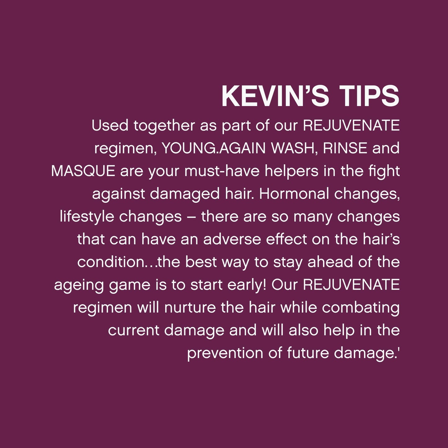 Kevin Murphy Young Again Wash Shampoo 250ml