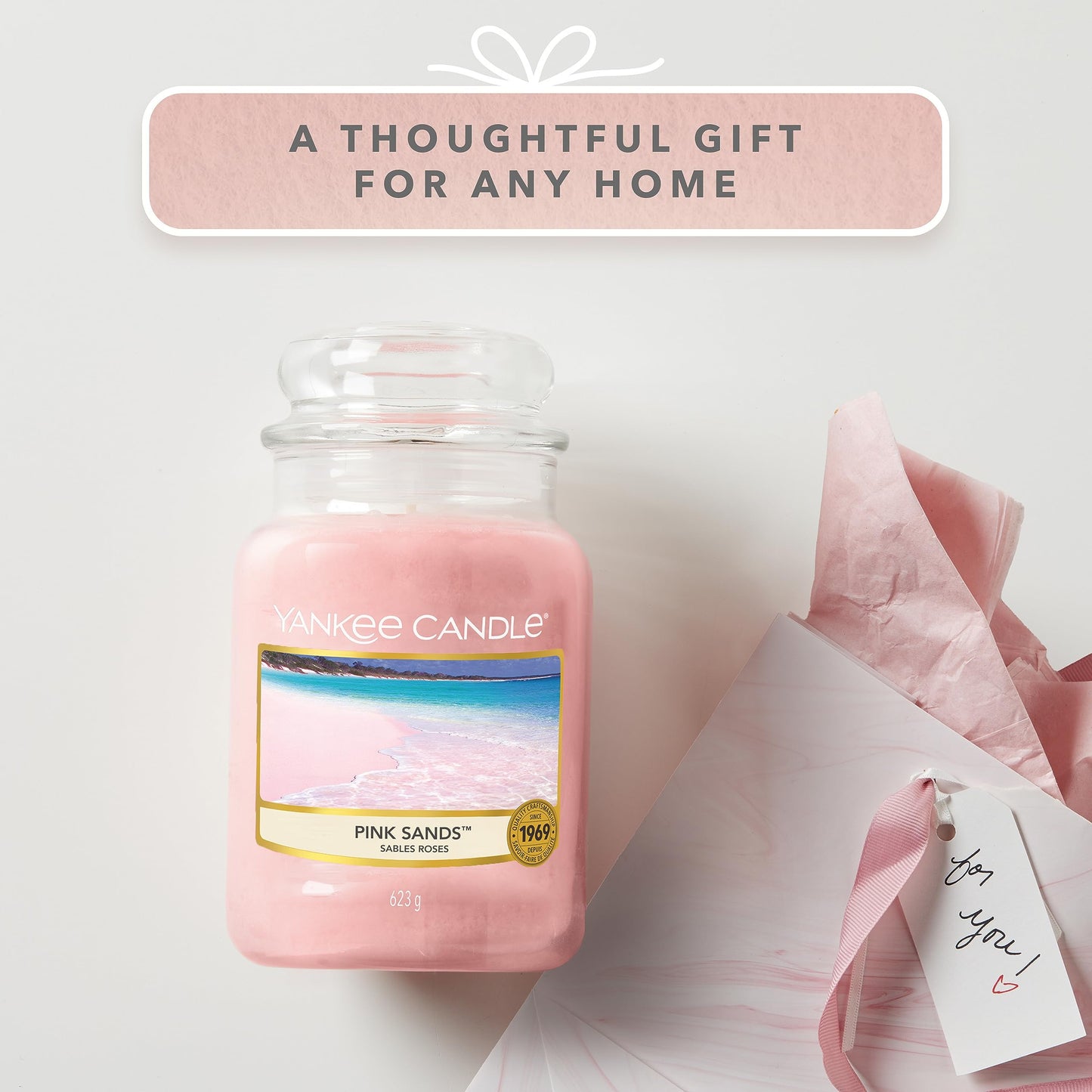 Yankee Candle Large Jar Pink Sands 623g