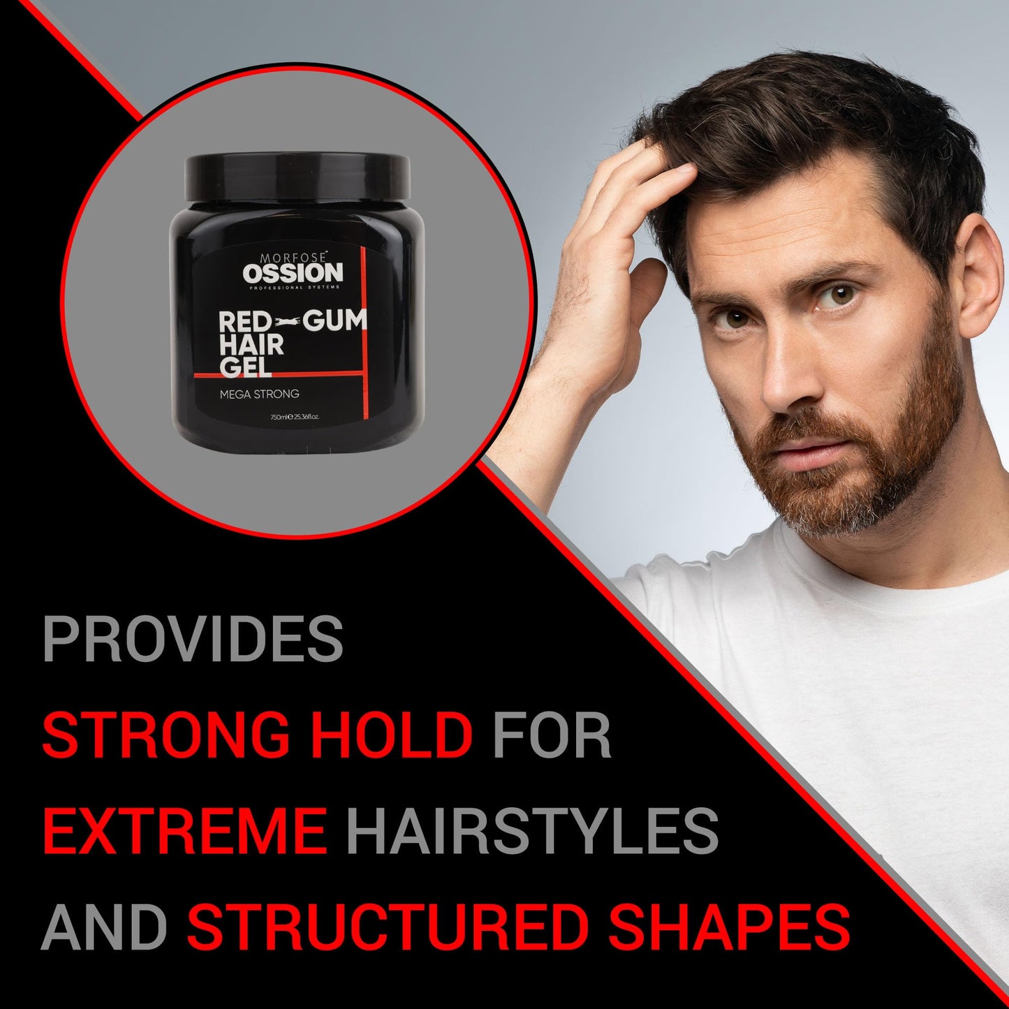 Morfose Ossion PB Mega Strong Gel 750ml