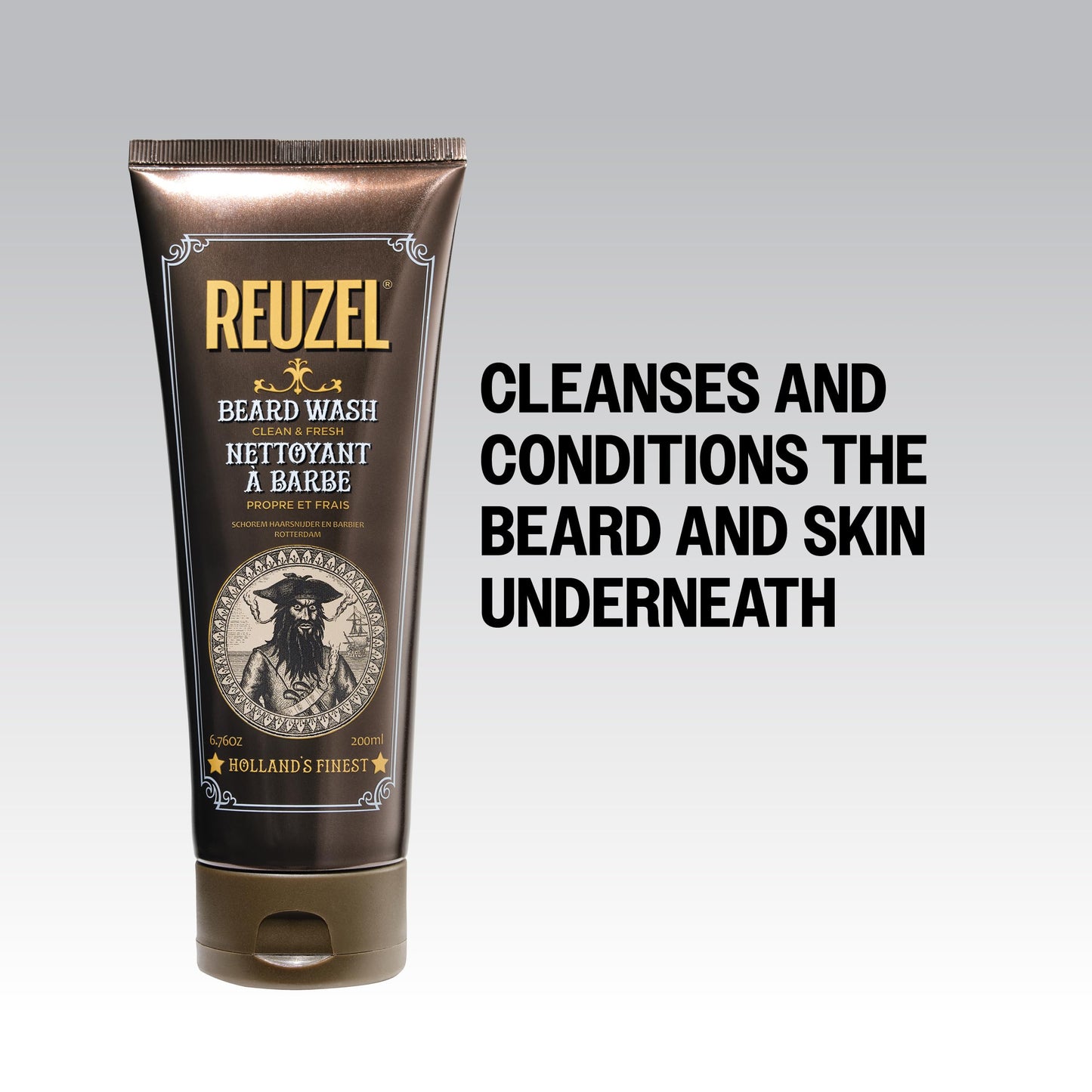 Reuzel Clean & Fresh Beard Wash Shampoo 200ml.