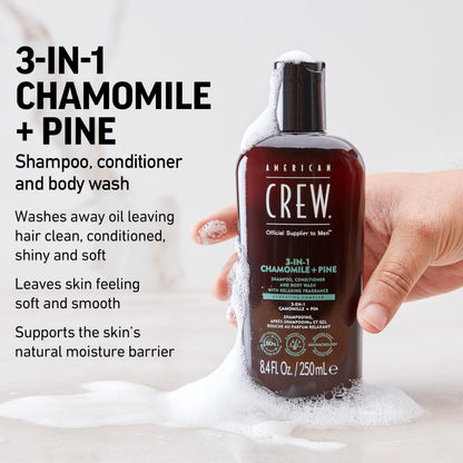 American Crew 3 in 1 Chamomile + Pine Gel 250ml