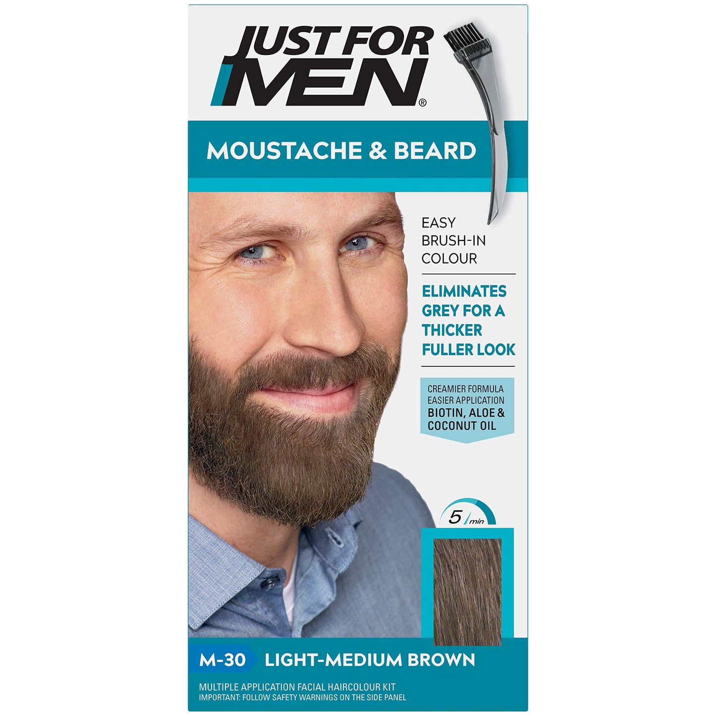 Just For Men Light Medium Brown M30 Color Gel 28g