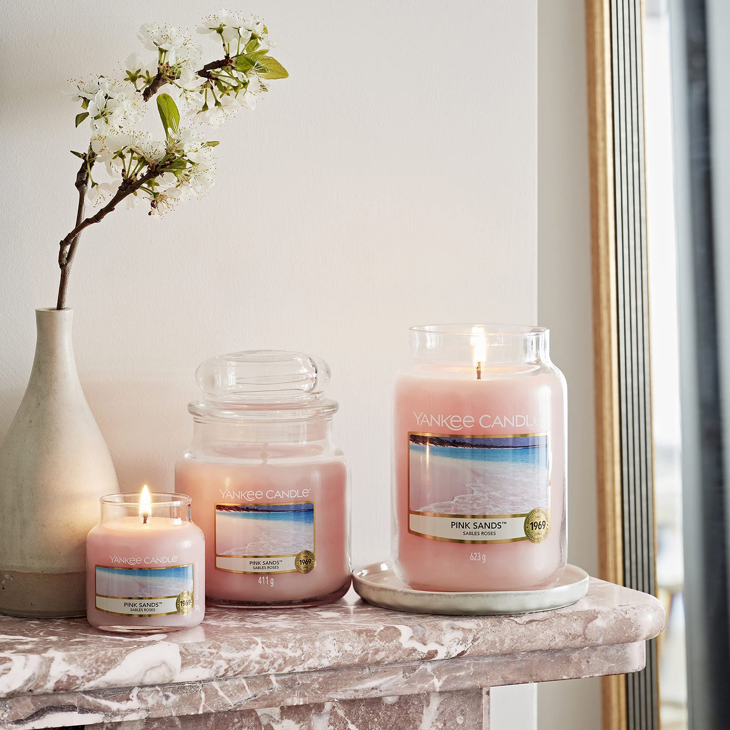 Yankee Candle Small Jar Pink Sands 104g