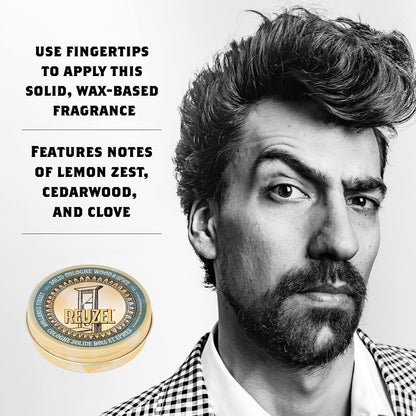 Reuzel Wood & Spice Solid Cologne Balm 35g.