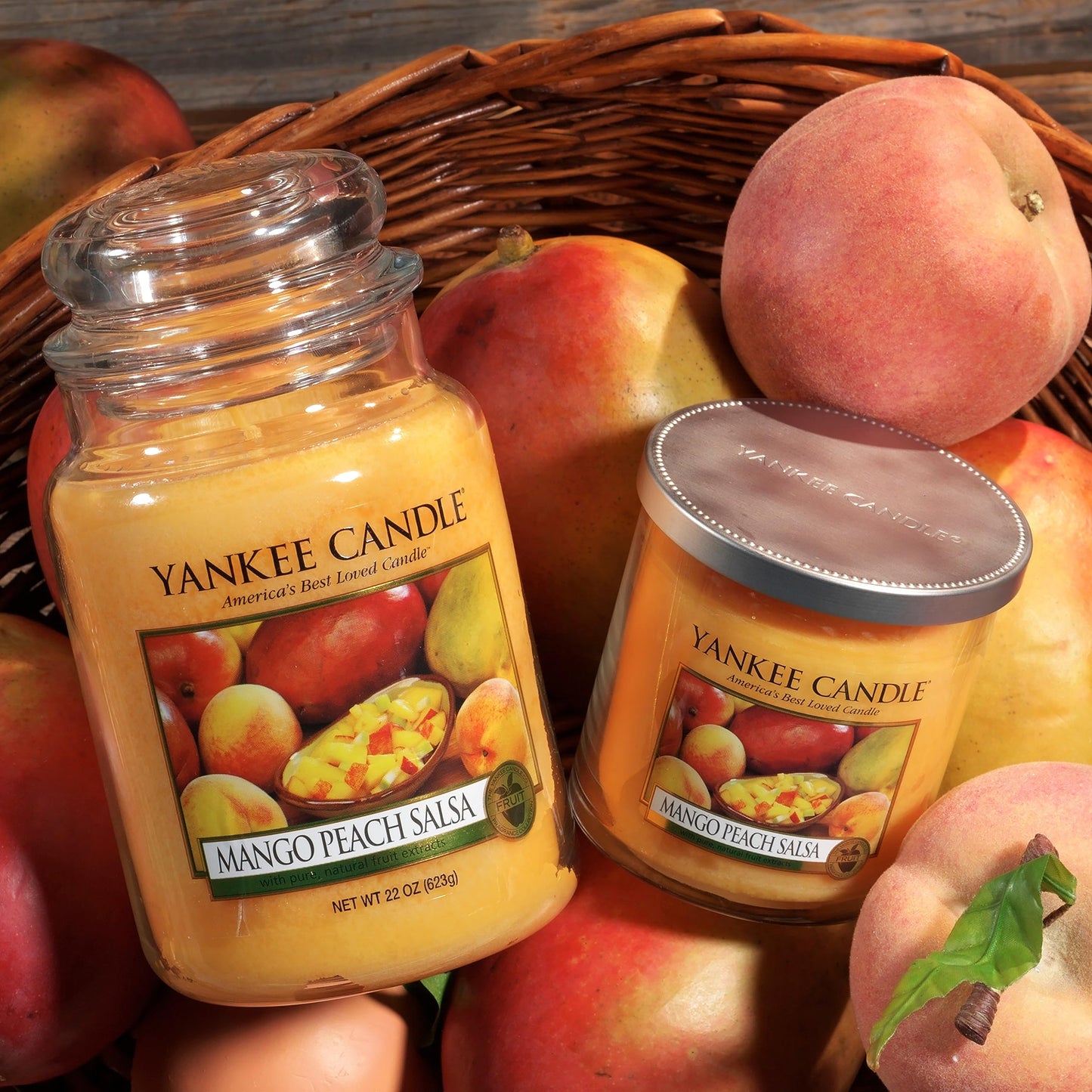 Yankee Candle Large Jar Mango Peach Salsa 623g