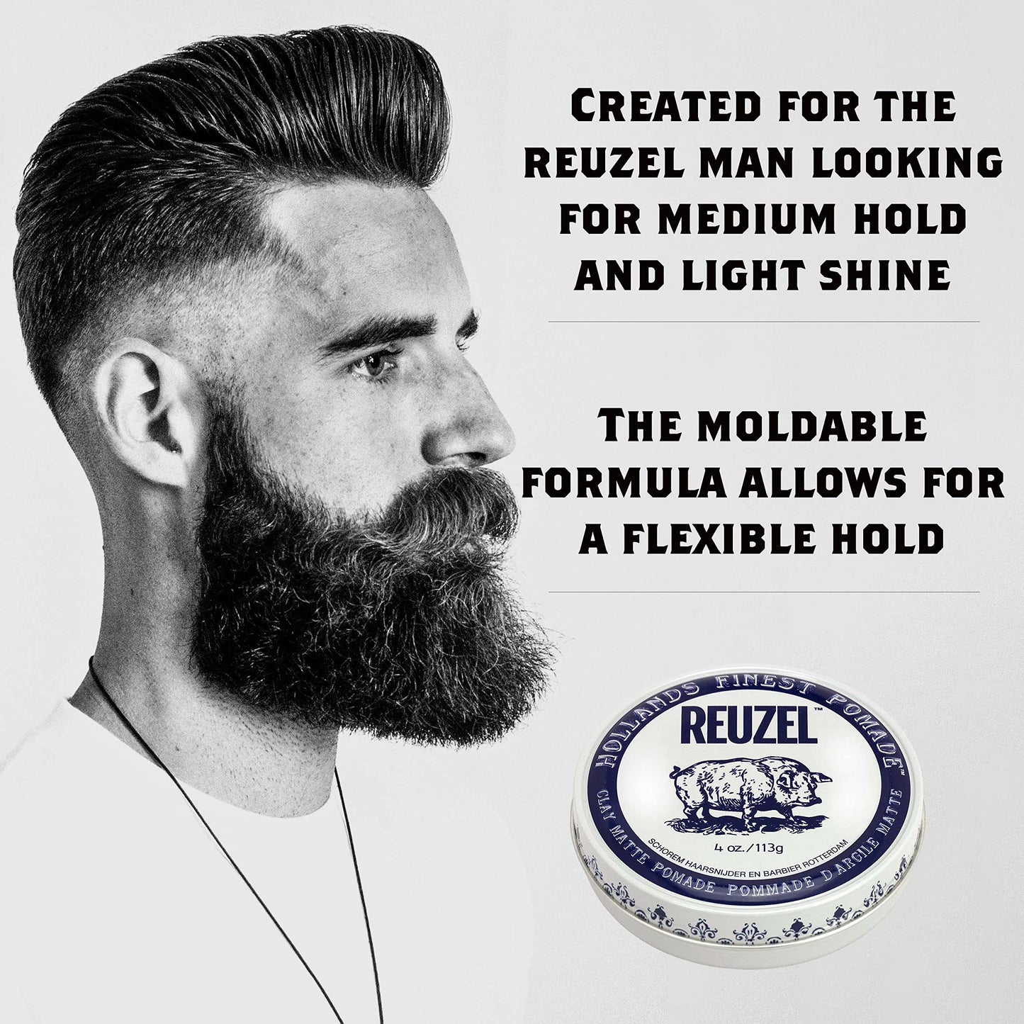 Reuzel Clay Matte Pomade 113g.
