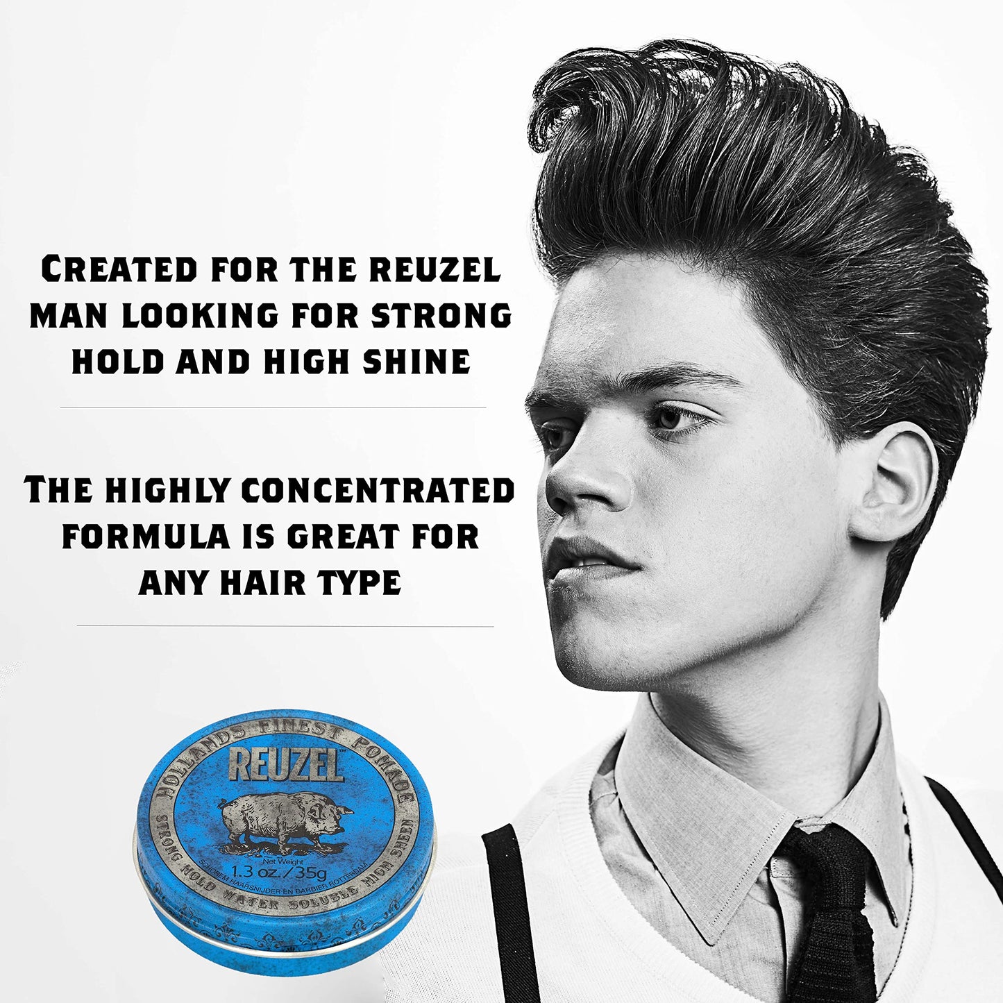 Reuzel Strong Hold High Sheen Water Pomade 35g.