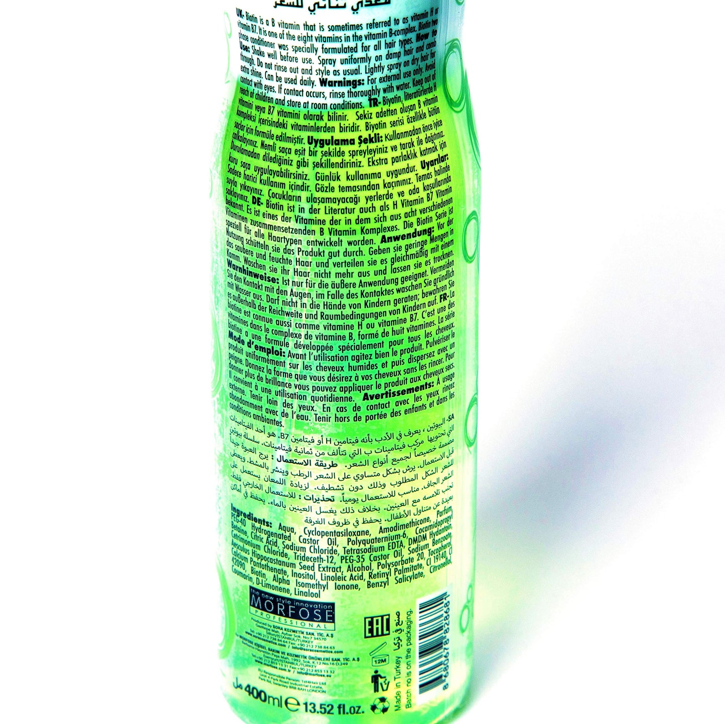 Morfose 2 Phase Biotin Green Odżywka 400ml