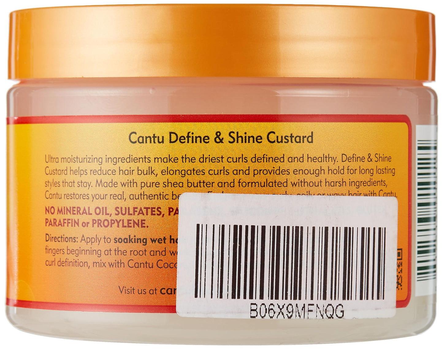 Cantu Shea Butter Define&Shine Custard Cream 340g