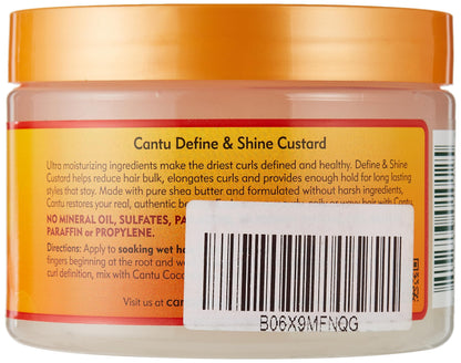 Cantu Shea Butter Define&Shine Custard Cream 340g